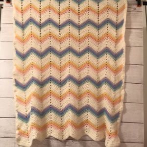 Retro Vintage Crochet small blanket
